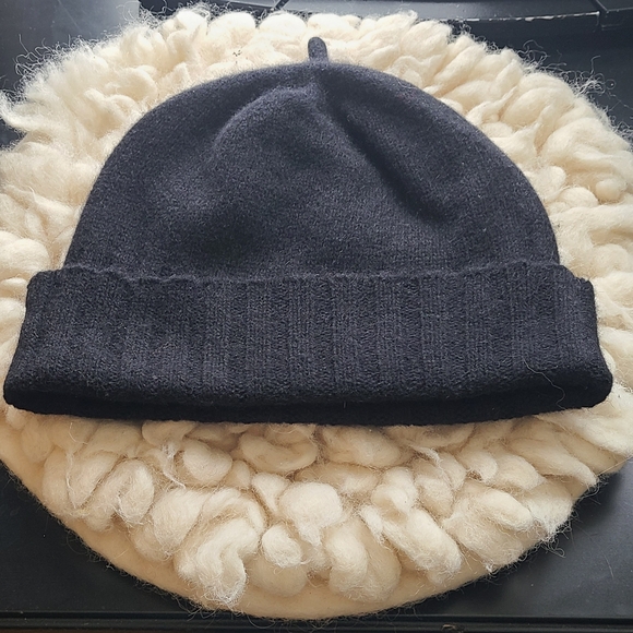 twik Accessories - Twik Black Knit Cuffed Beanie